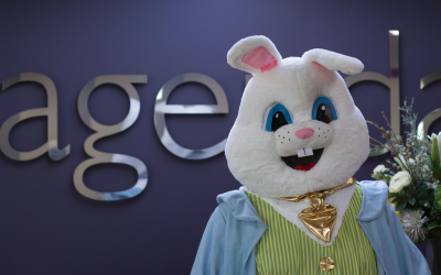 The Easter Bunny has arrived at Agenda!